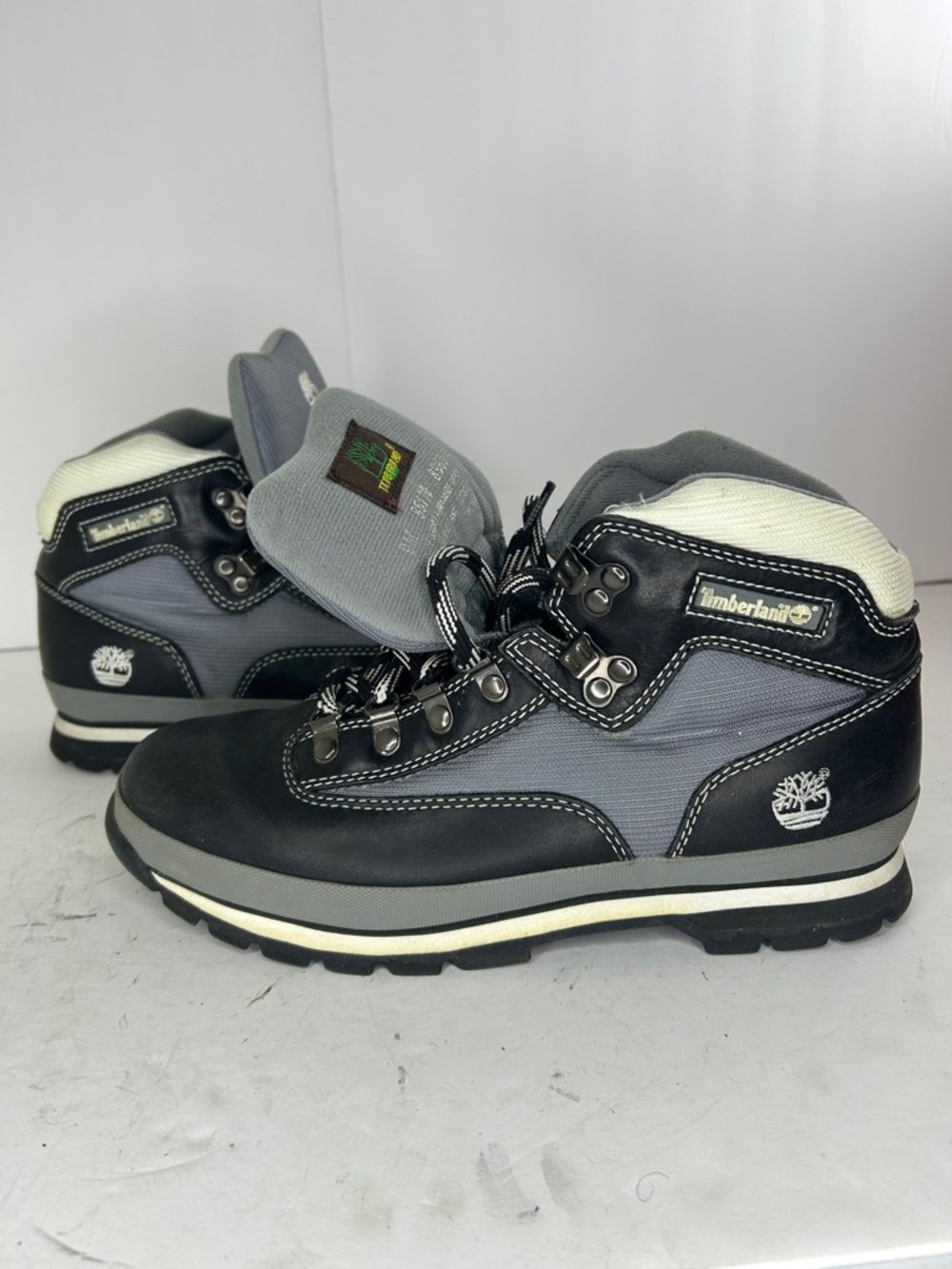 Timberland Men's Gray, Black and White Hiking Boots